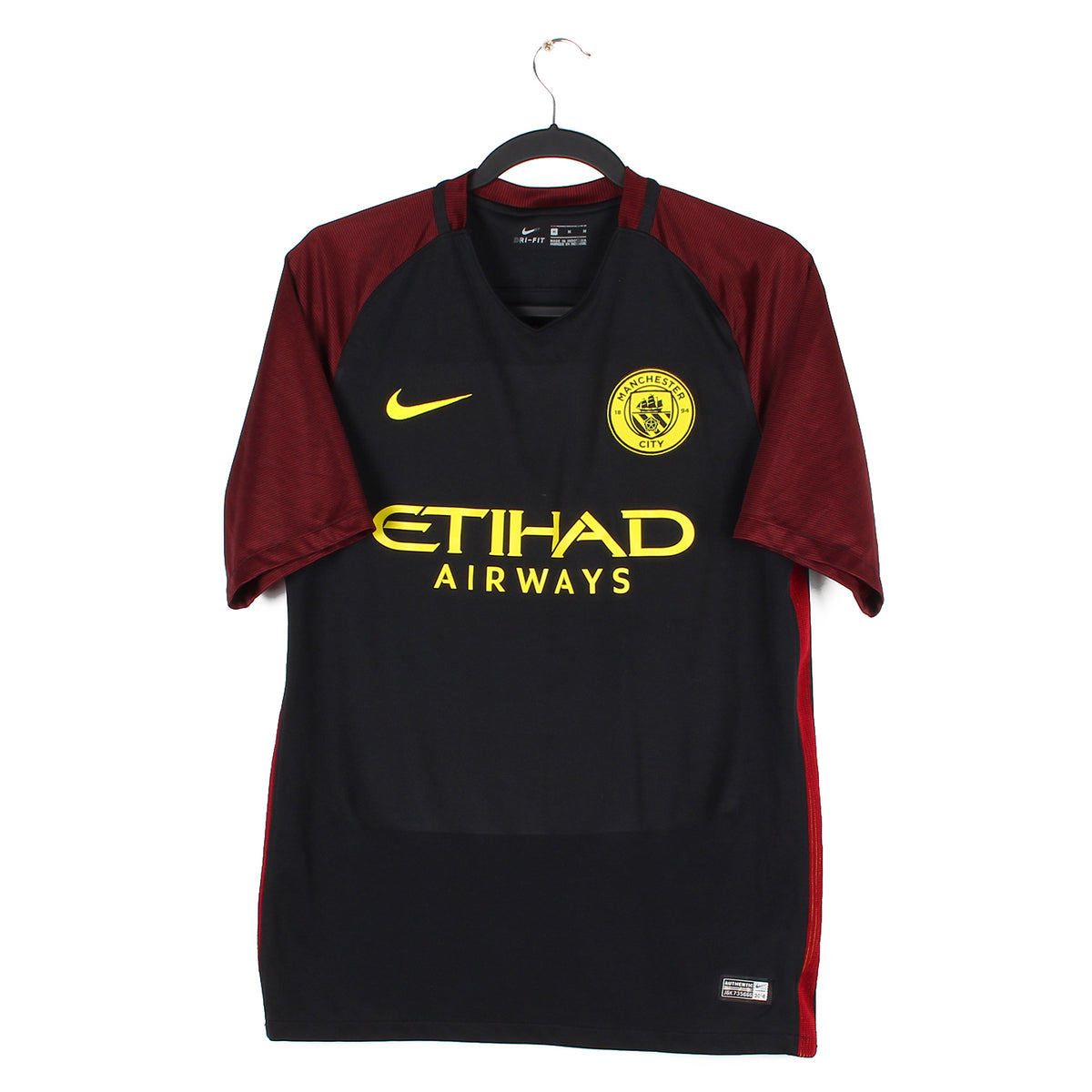 Maillot Manchester City Kun Aguero 2010/2011 - Umbro - Taille S - Noir