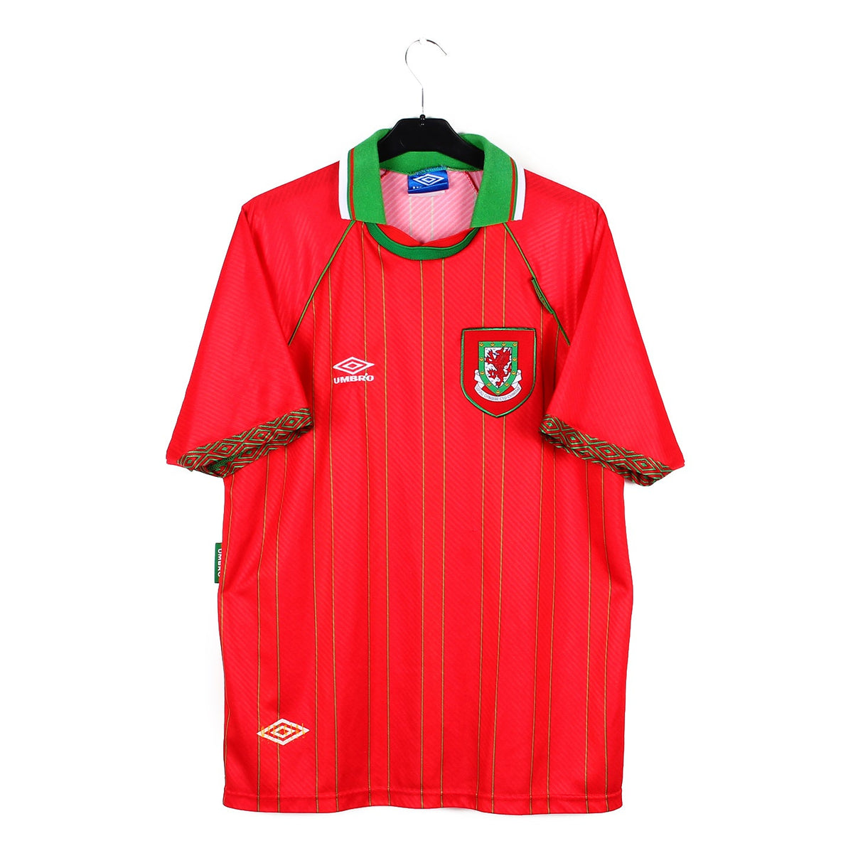 Maillot De Football Vintage Pays De Galles Domicile 1992 - Umbro - Taille XL