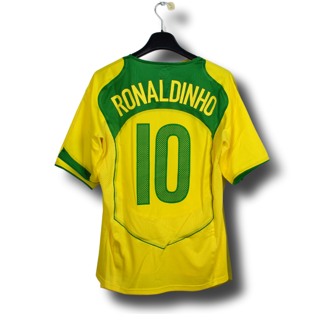 2004/06 - Brésil - Ronaldinho #10 (2XL) *réédition*