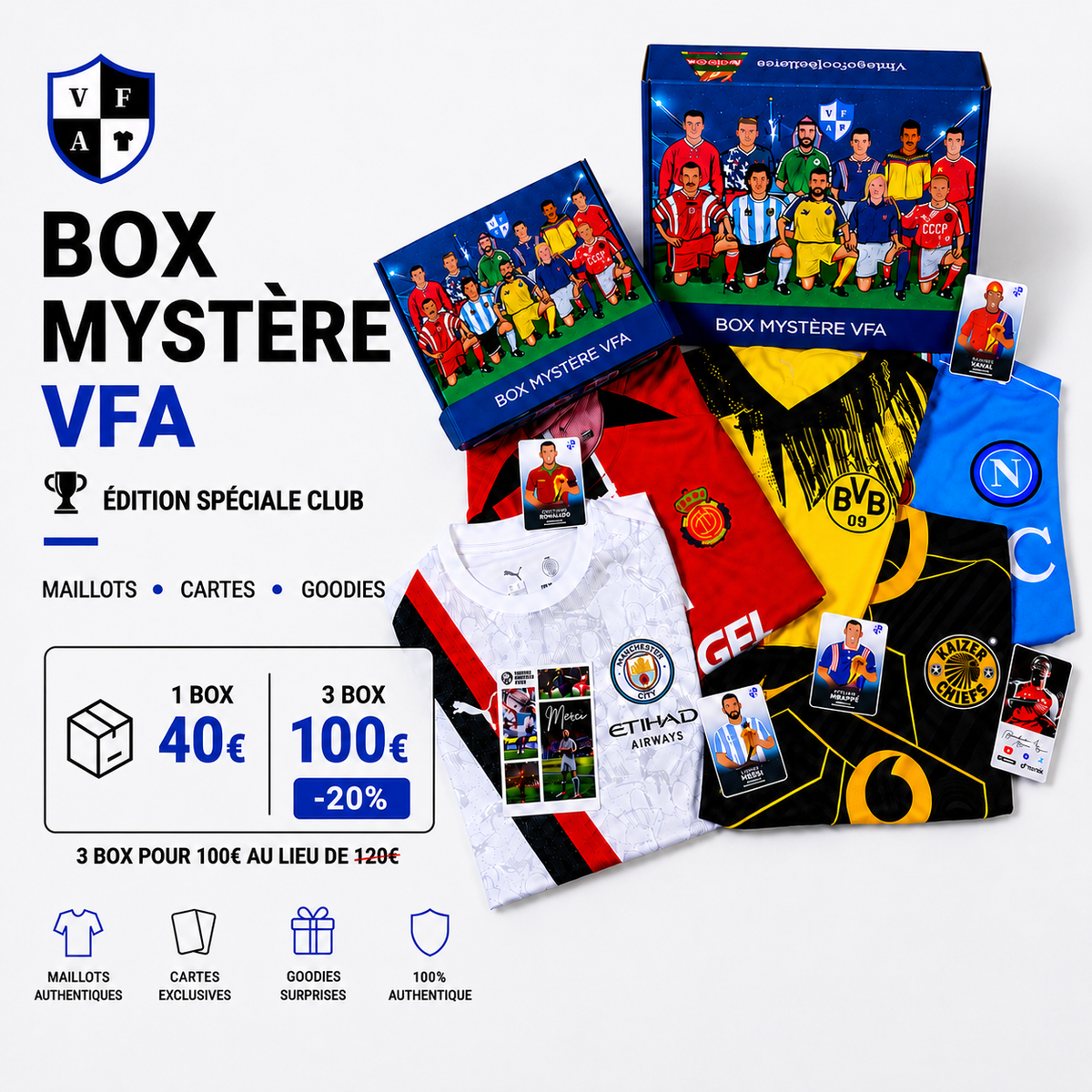 LA BOX SPECIALE CLUBS VFA ! (X3)