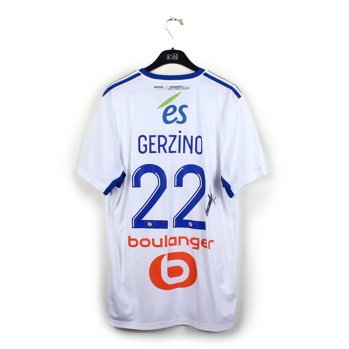 2021/22 - Racing Club de Strasbourg - Gerzino #22 (L) [MATCH ISSUE] *signé*