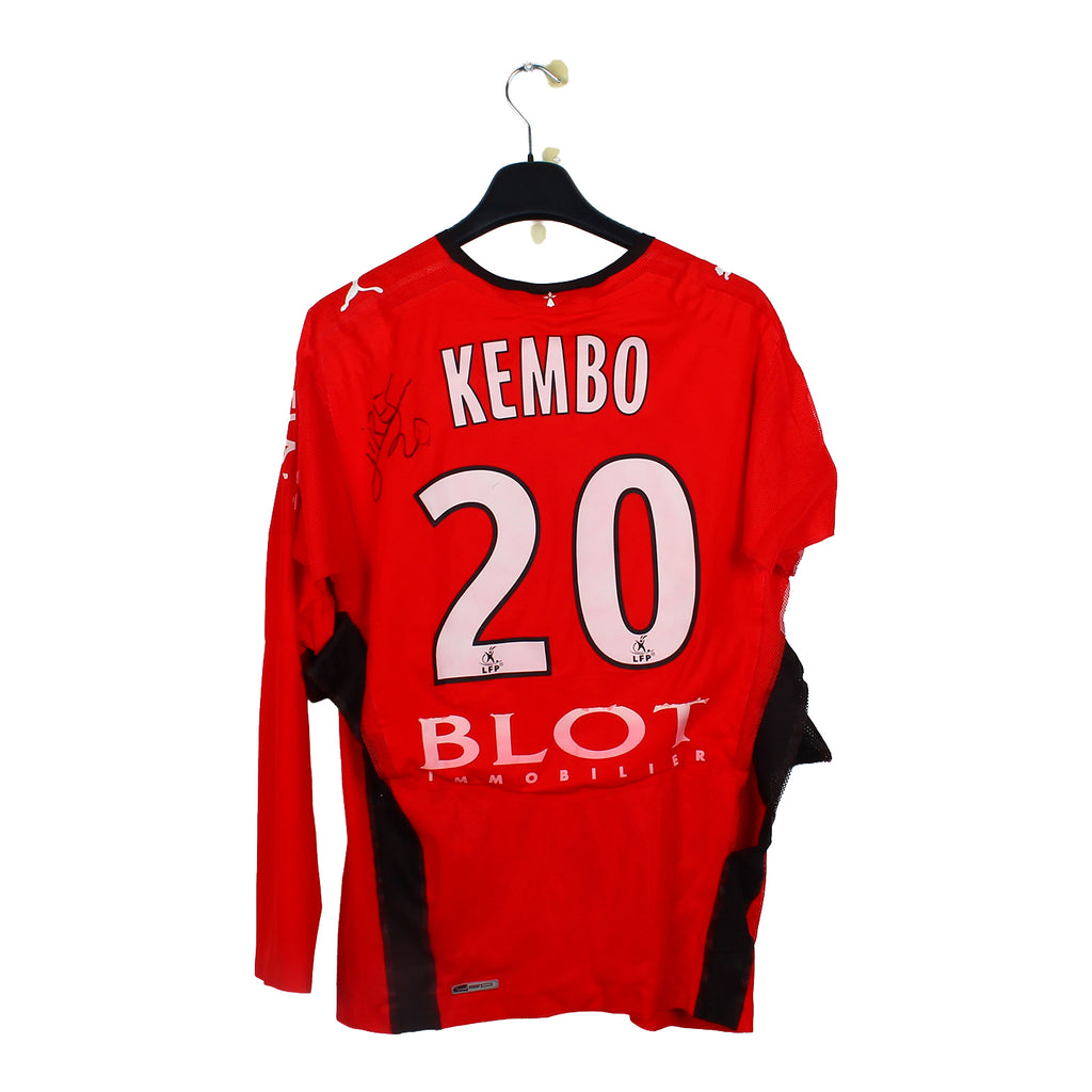 2008/09 - Stade Rennais - Kembo #20 (L) [MATCH ISSUE] *signé*