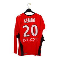 2008/09 - Stade Rennais - Kembo #20 (L) [MATCH ISSUE] *signé*