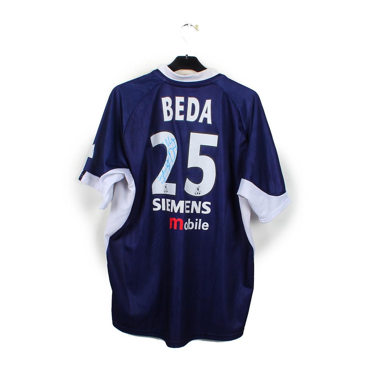 2001/03 - Girondins Bordeaux - Beda #25 (XL) [MATCH ISSUE] *signé*