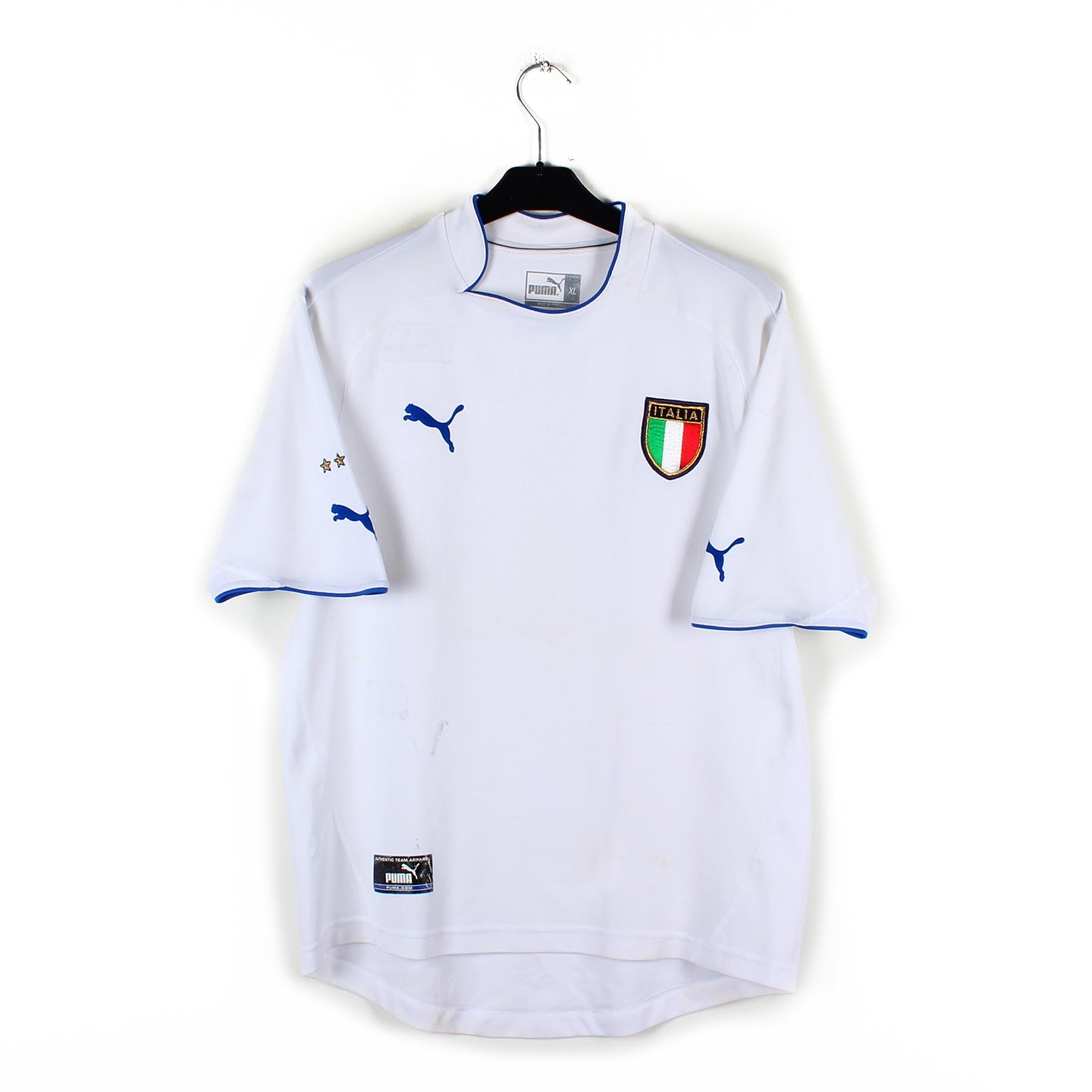 Maillot Italie Totti non Lavés Match Porté Haut Maillot Italie Totti non Lavés Match Porté Haut