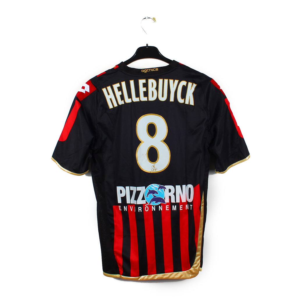 2009/10 - Nice OGC - Hellebuyck #8 (L) [MATCH ISSUE]