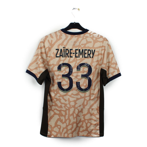 Maillot Fourth Match PSG Jordan Dri-FIT ADV 25/26 avec flocage Zaïre-Emery 33 Maillot Fourth Match PSG Jordan Dri-FIT ADV 25/26 avec flocage Zaïre-Emery 33