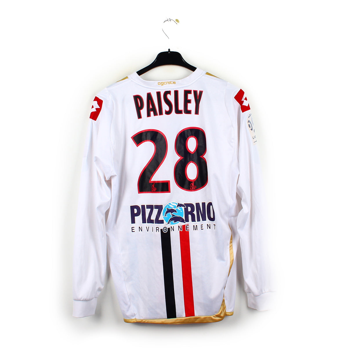 2009/10 - Nice OGC - Paisley #28 (2XL) [MATCH ISSUE]