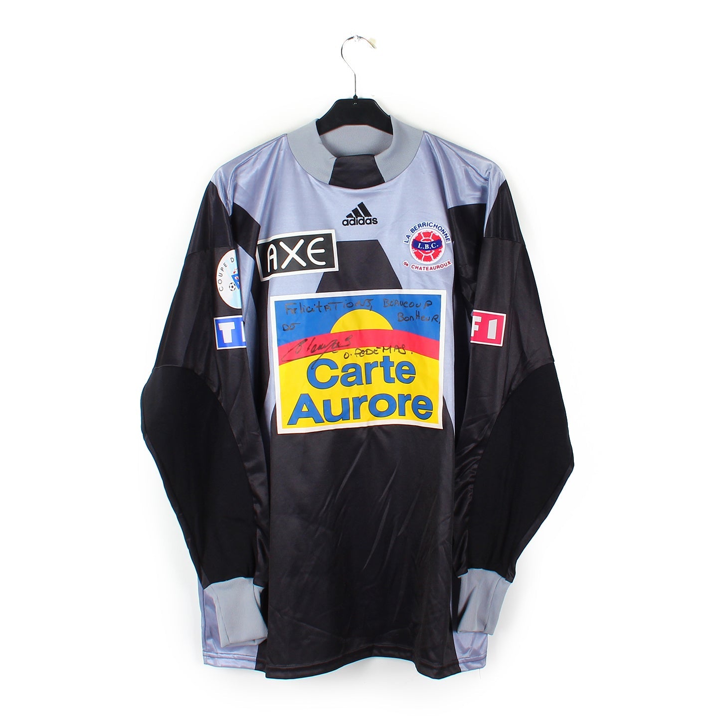 1998/99 - La Berrichonne Chateauroux - Pedemas #1 (XL) [MATCH ISSUE] *signé*