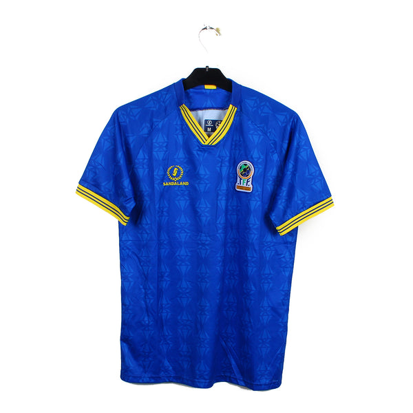 Maillot De Football Réaliste 3d De L'équipe Nationale De Tanzanie 2024 | Vecteur Premium