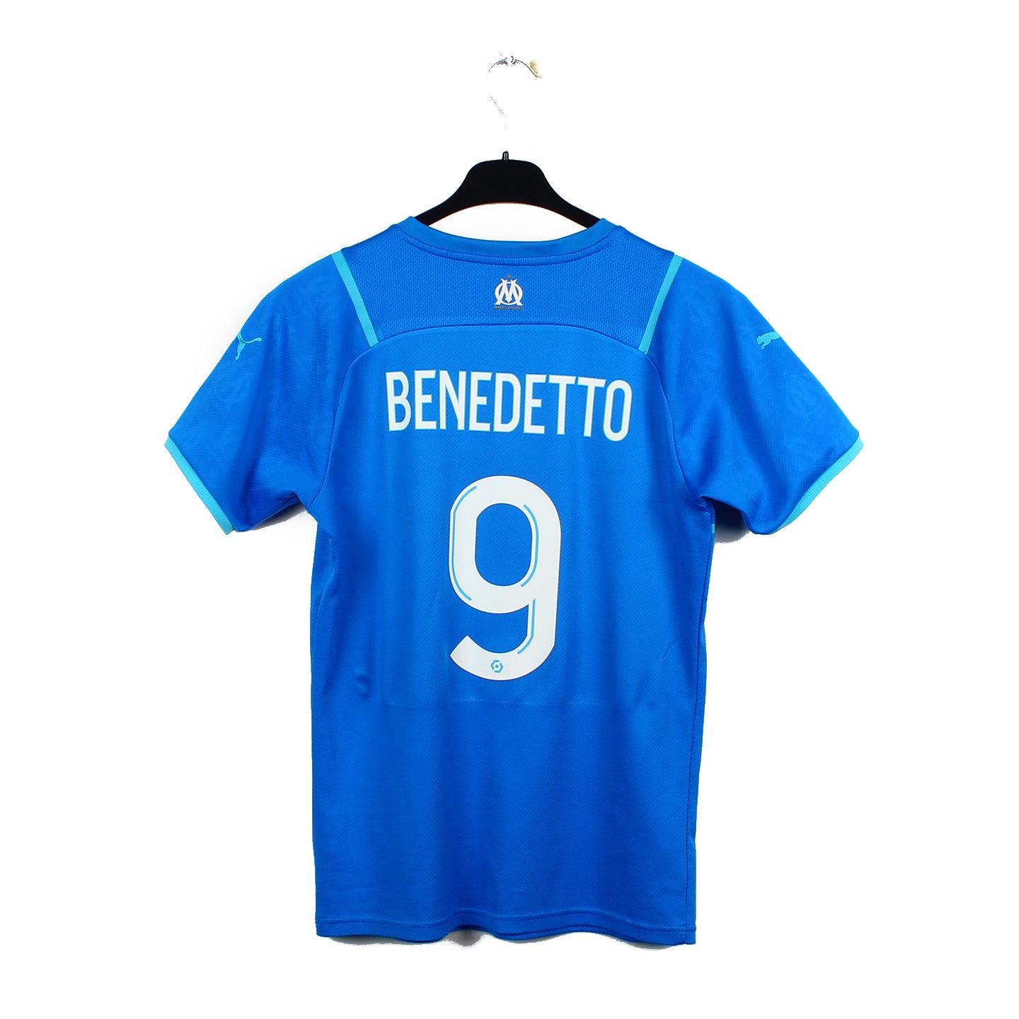 flocage officiel monblason OM Benedetto 9 away 2021/2022 flocage officiel monblason OM Benedetto 9 away 2021/2022