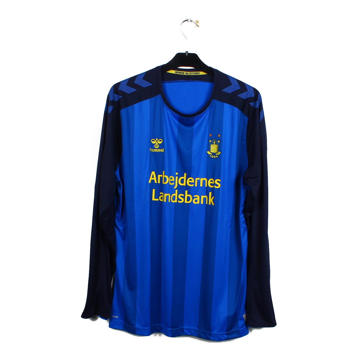 Maillot Brøndby IF Extérieur – Bleu Manches Longues – Saison 2019/2020 – Taille S – Hummel