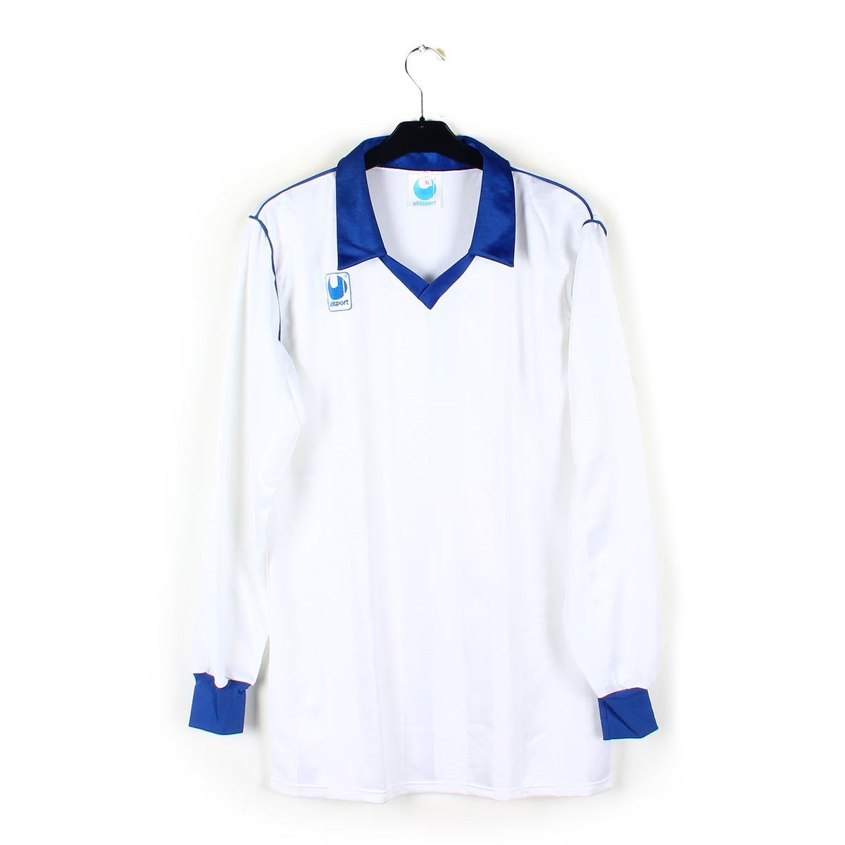 Maillot goal UHLSPORT n°1 jaune vintage shirt maglia jersey