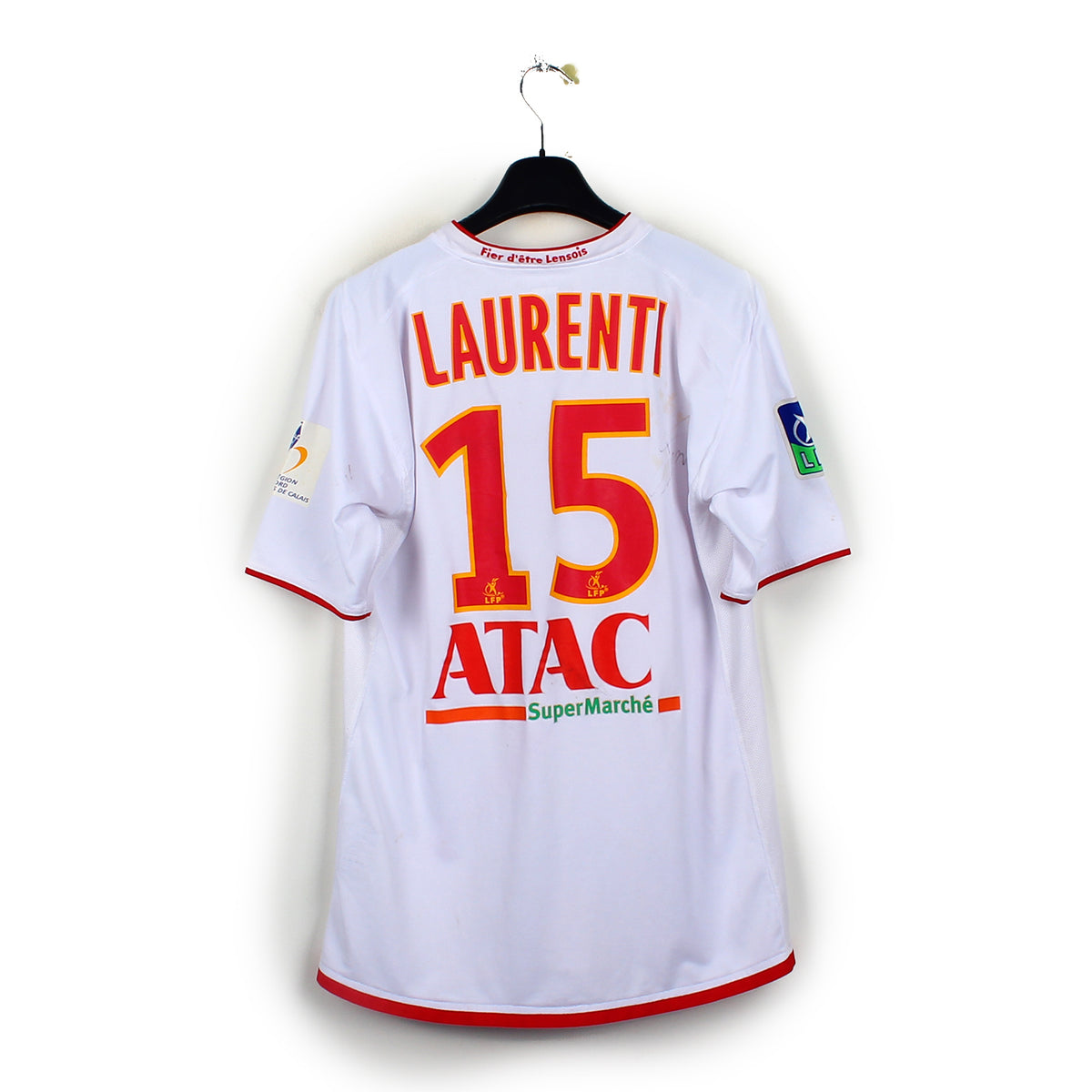 2007/08 - RC Lens - Laurenti #15 (L) [MATCH ISSUE] *signé*