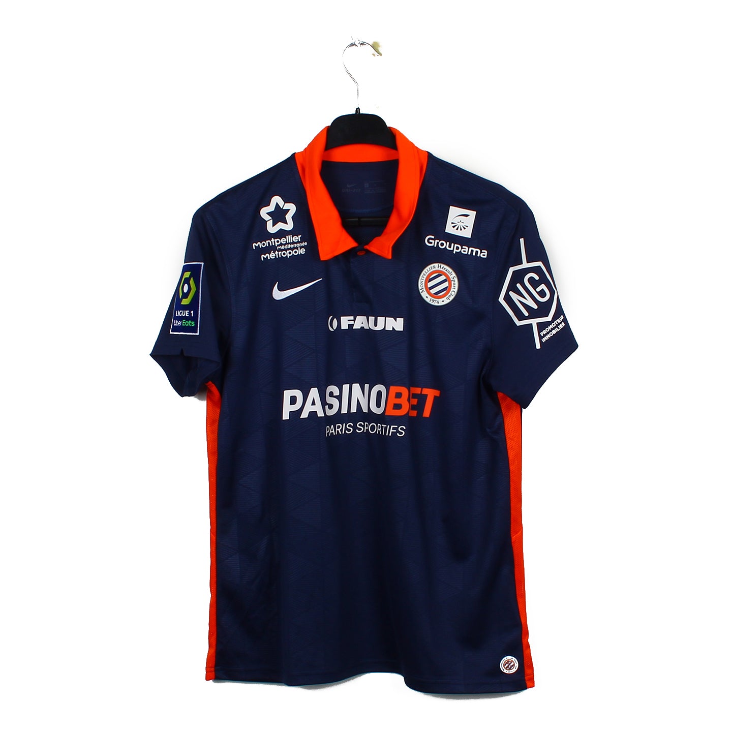 Montpellier Home Maillot de foot 2006 - 2008. Sponsored by Perrier Montpellier Home Maillot de foot 2006 - 2008. Sponsored by Perrier