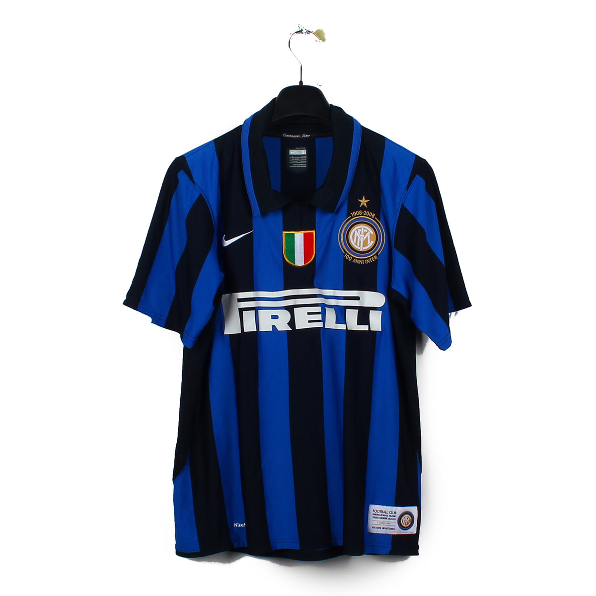 2007/08 - Inter Milan - Ibrahimovic #8 (S) *centenaire*