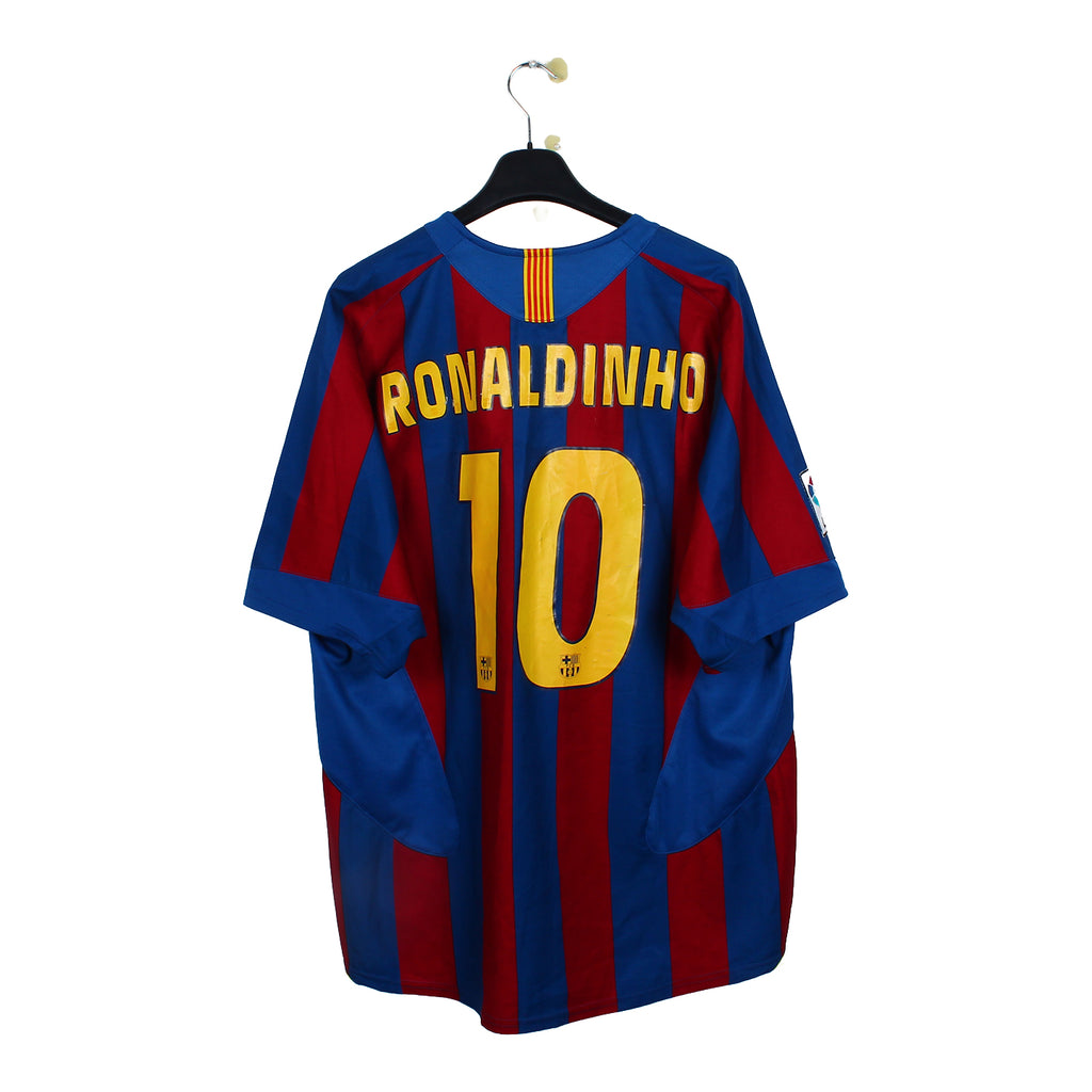 2005/06 - Barcelone - Ronaldinho #10 (XL)