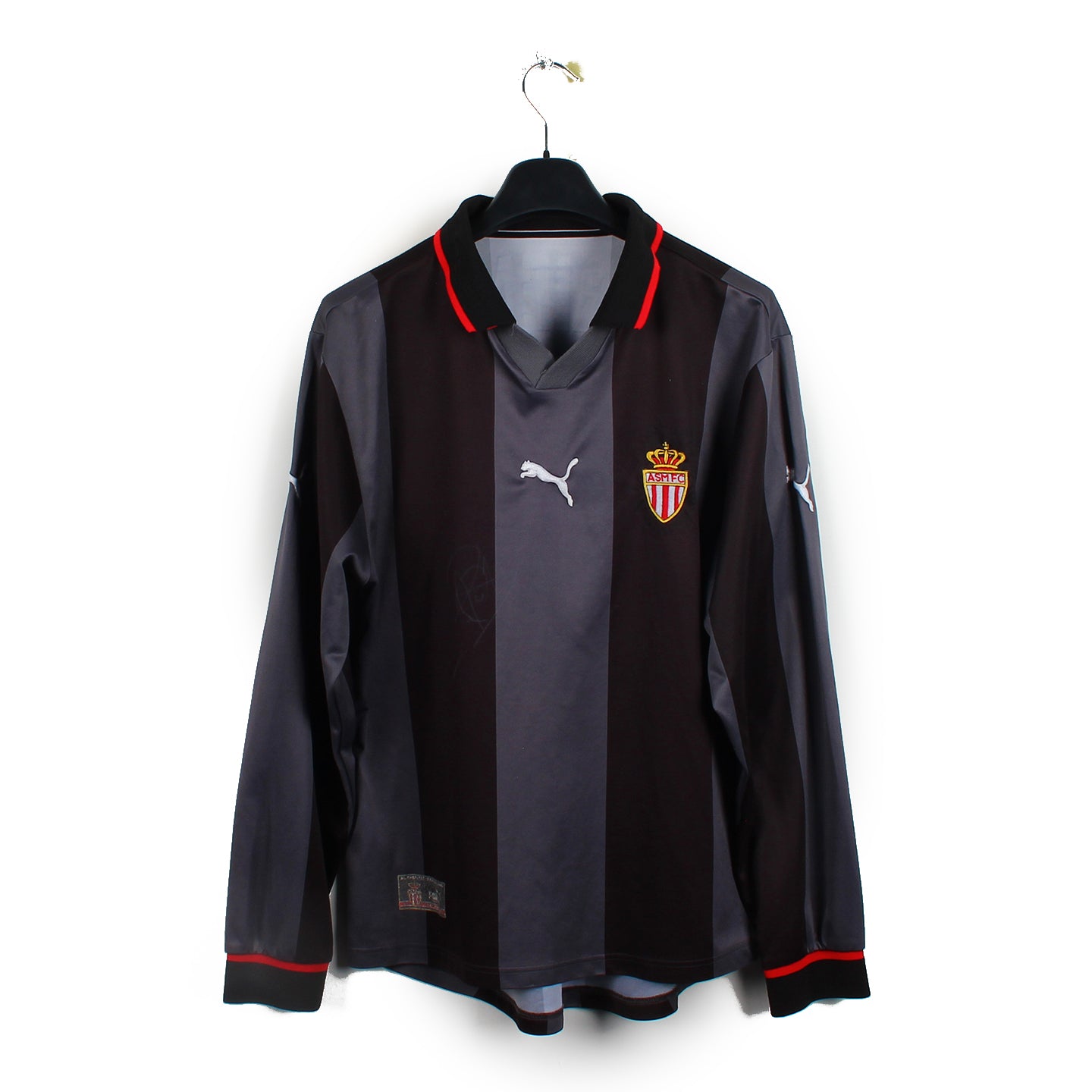 2001/02 - AS Monaco - Morientes #10 (M) *signé*