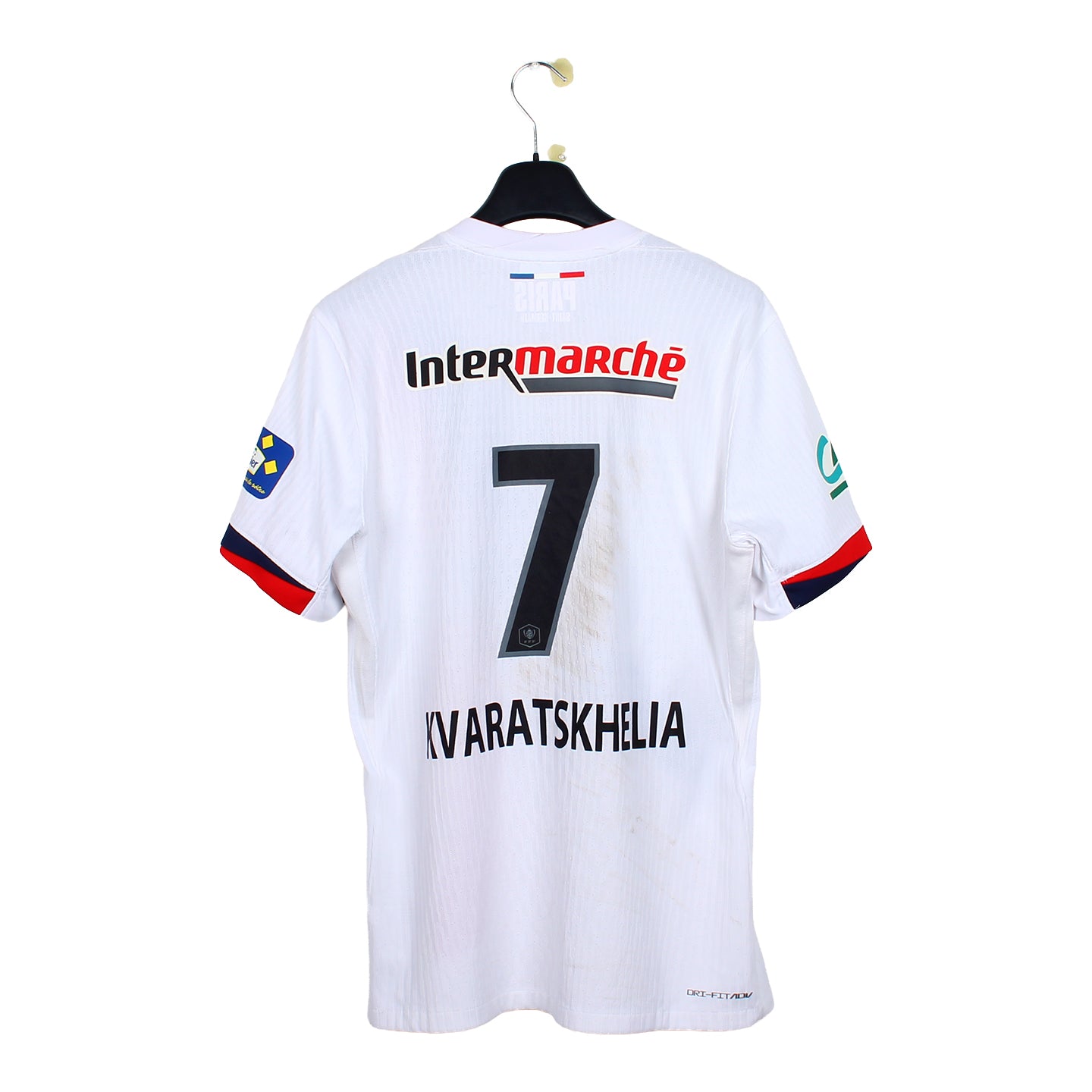 2024/26 - PSG - Kvaratskhelia #7 (L) [WORN vs Stade Briochin]