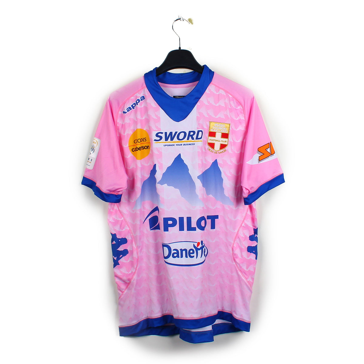 2012/13 - Evian Thonon Gaillard - Govou #8 (XL) [MATCH ISSUE] *signé*