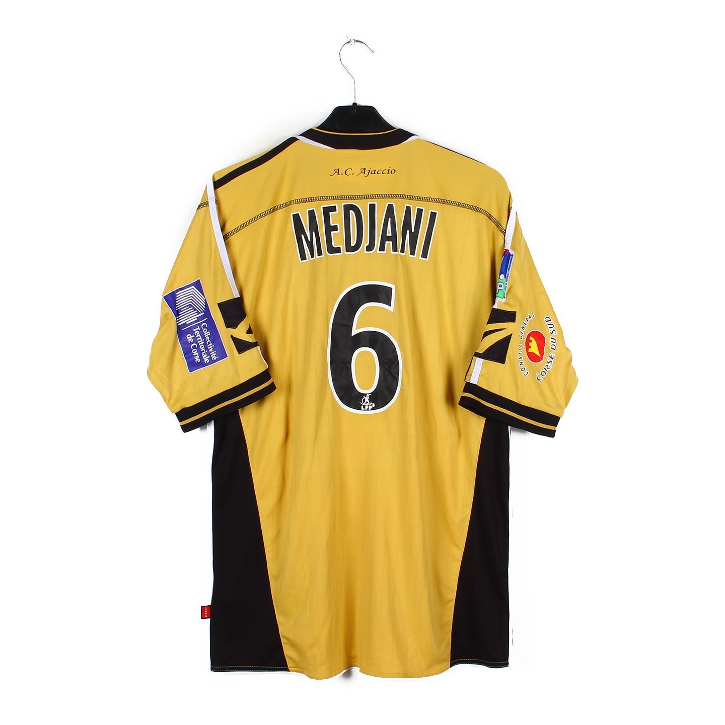 2007/08 - AC Ajaccio - Medjani #6 (XL) [MATCH ISSUE]