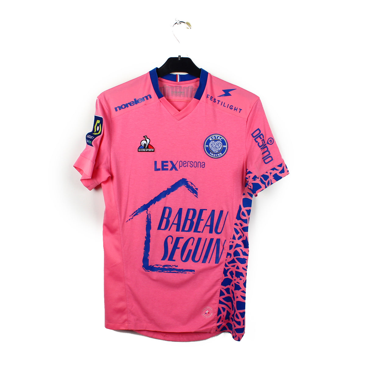 Maillot ESTAC Troyes Collector Lotto, Taille XL, Bleu, Manches Courtes, Vintage, Neuf