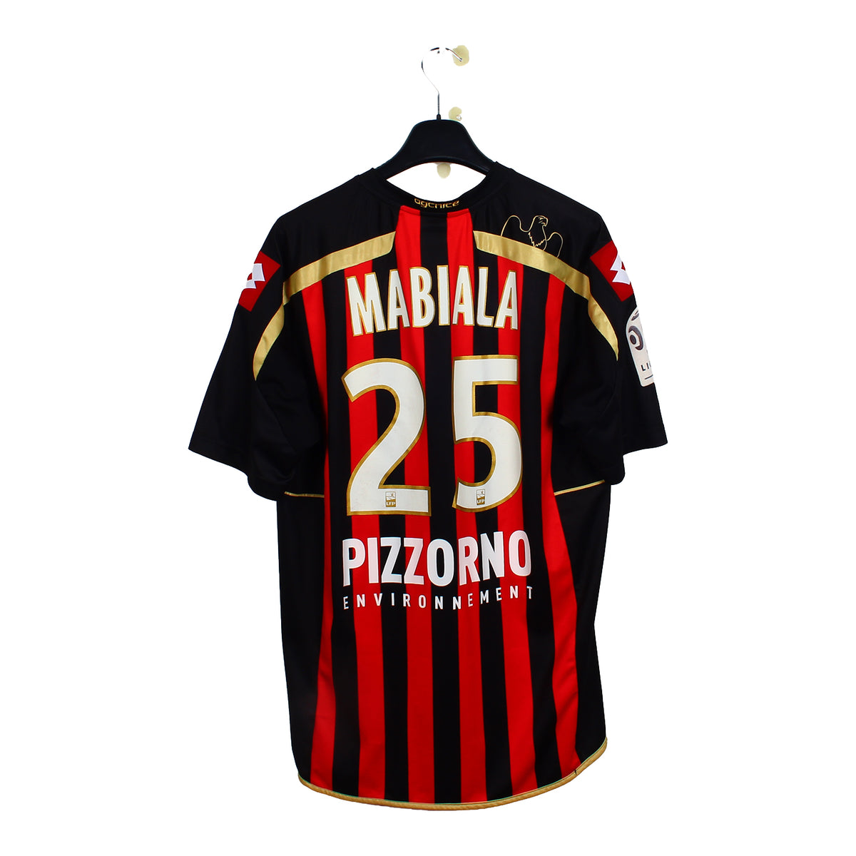 2010/11 - Nice OGC - Mabiala #25 (XL) [MATCH ISSUE]