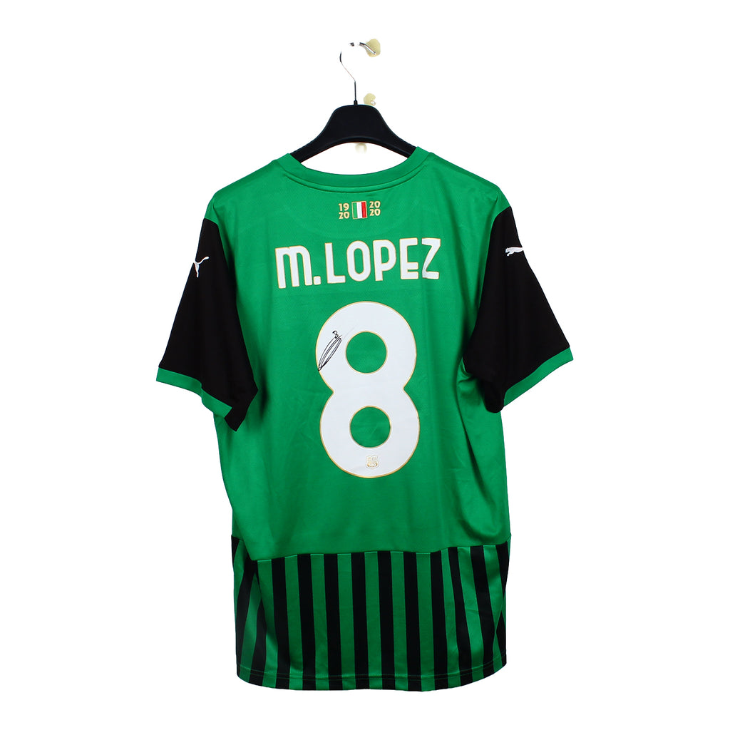 2020/21 - Sassuolo - Lopez #8 (L) *centenary* *signed*