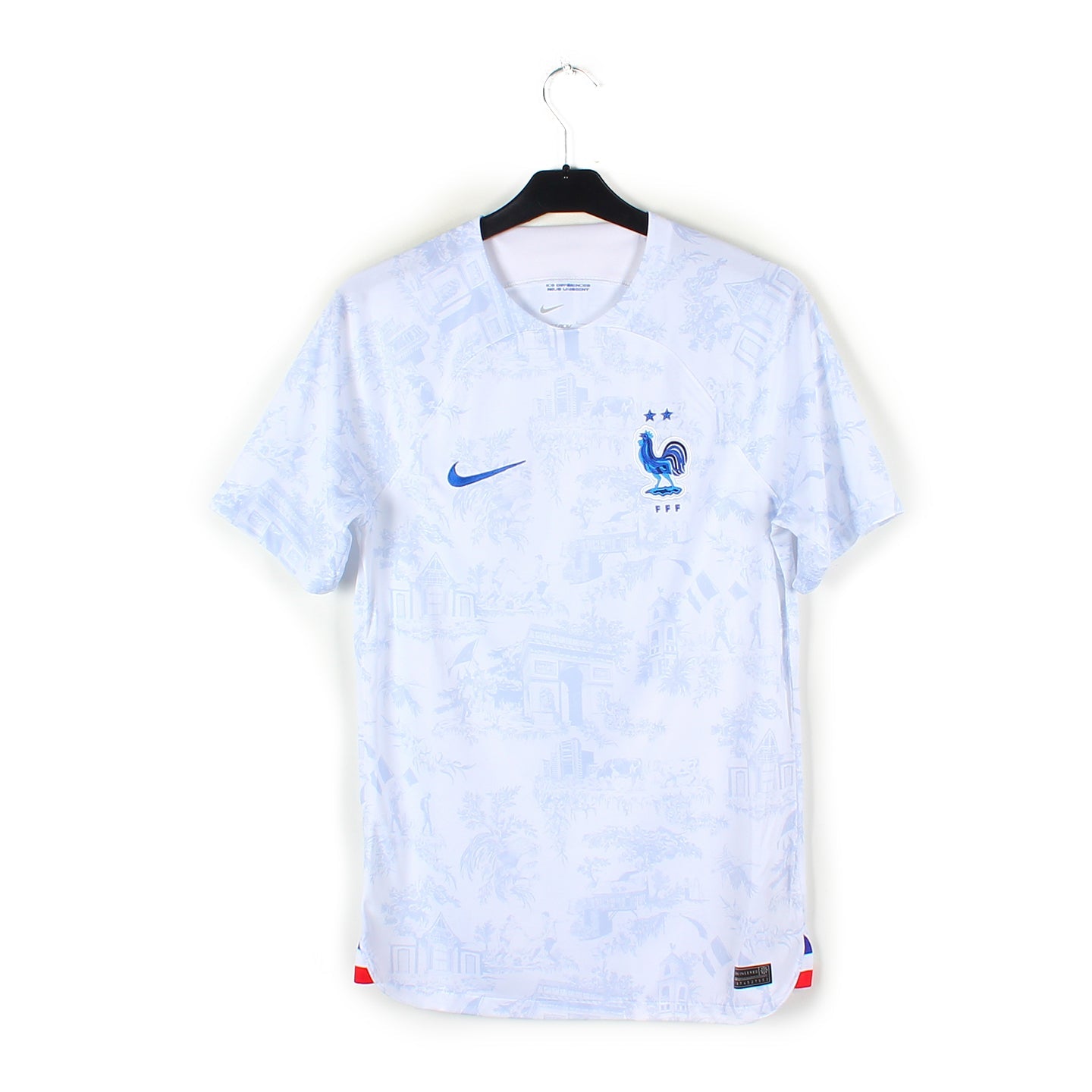 Lot De 8 Flocages Officiels FFF - Griezmann 7 Away 2022/2023 (Junior) Par Monblason