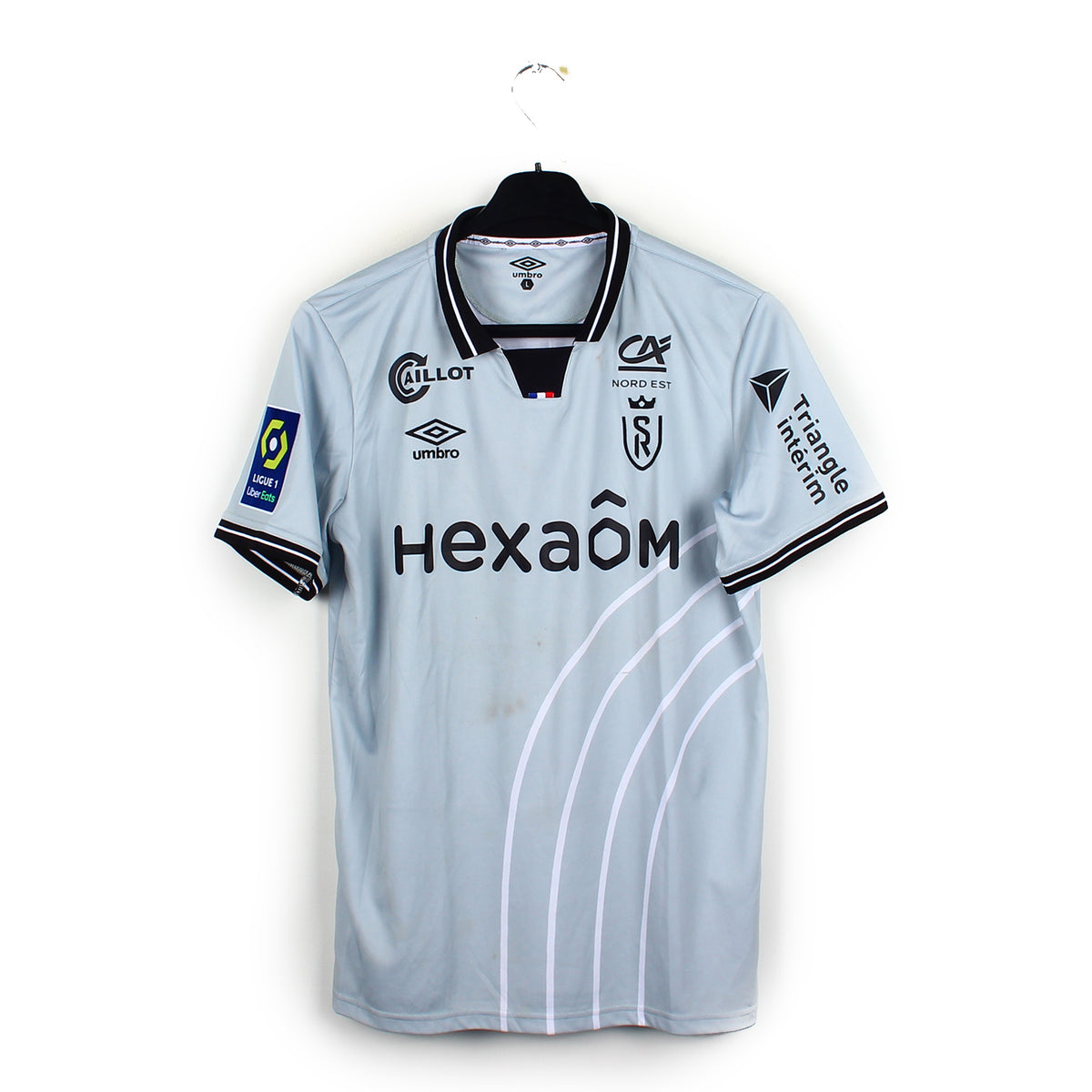 Maillot Domicile Stade De Reims 2014 Hummel Vintage, Numéro 5, Taille L, Pour Homme