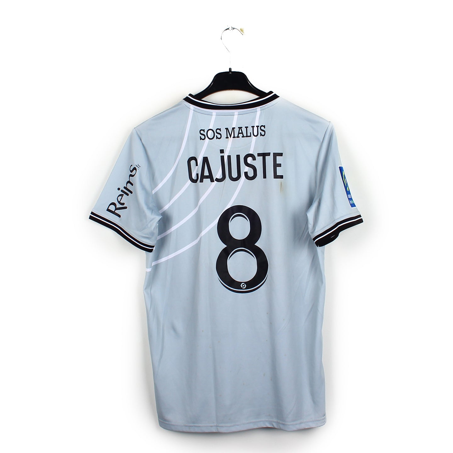 2021/22 - Stade de Reims - Cajuste #8 (L) [MATCH ISSUE]