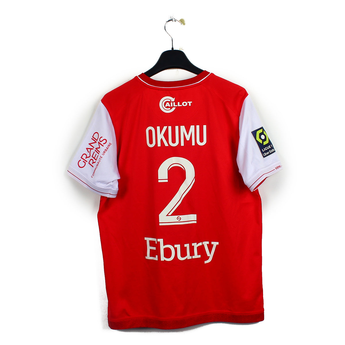 2023/24 - Stade de Reims - Okumu #2 (L) [WORN vs Nantes]