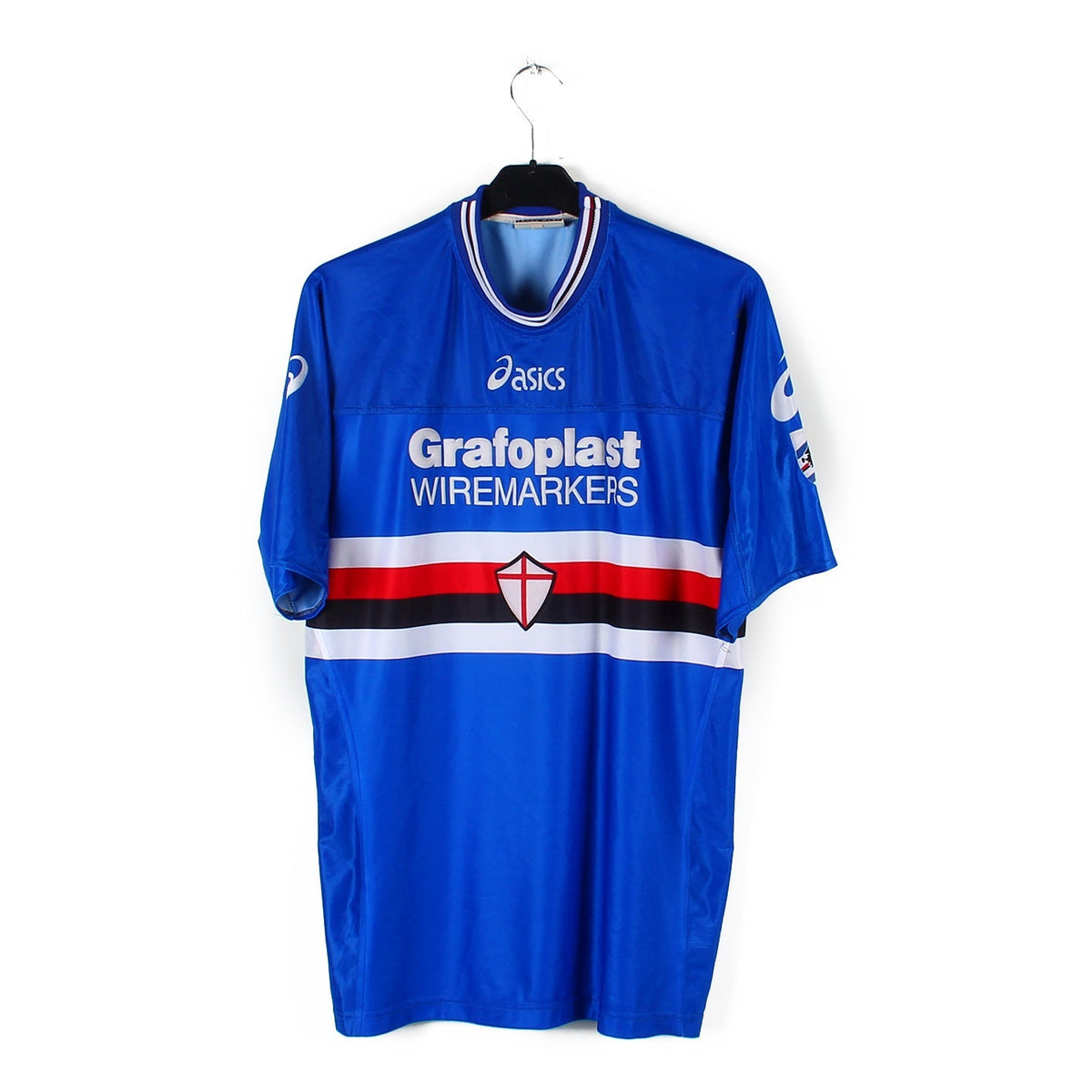 Maillot Vintage Sampdoria 84/85 Mancini N°10 - Blanc Acrylique, Taille M