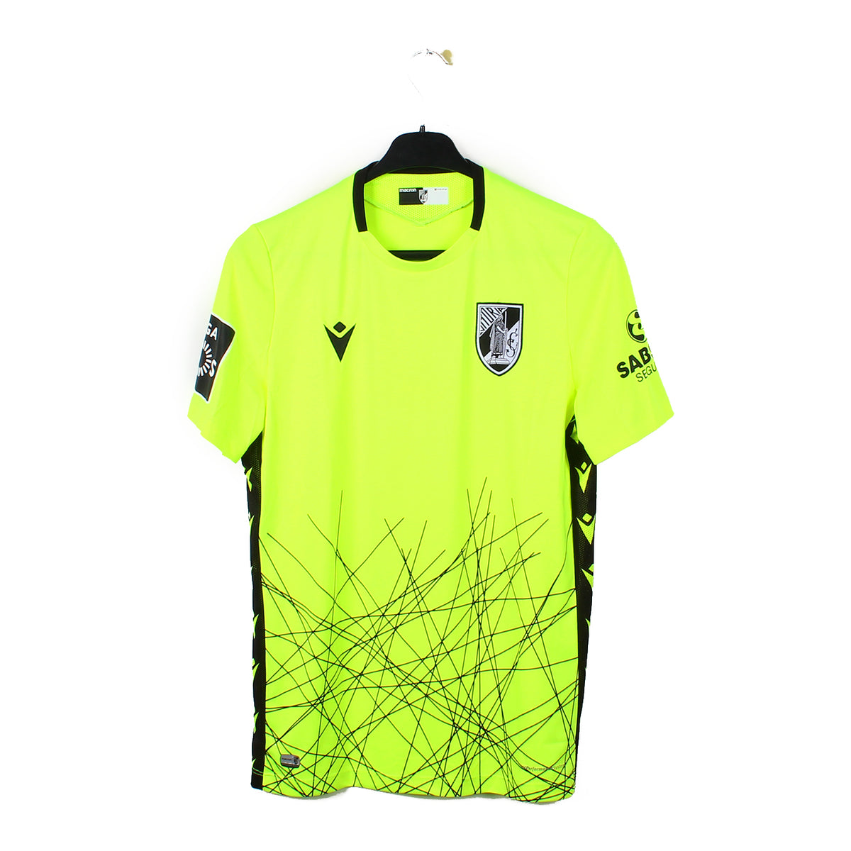 Maillot Vitoria Guimaraes Extérieur - Macron - Taille S - Noir - Occasion Bon État