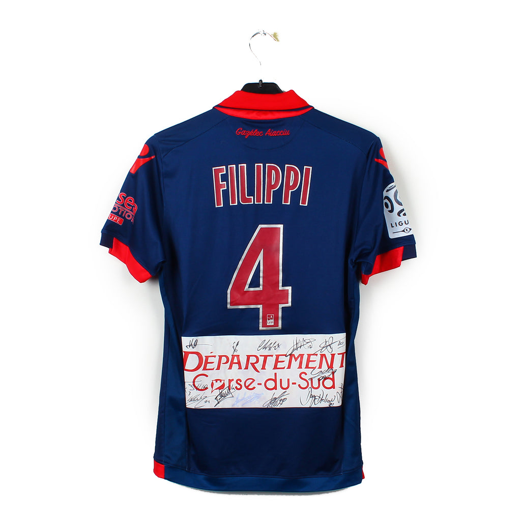 2015/16 - Gazelec Ajaccio - Filippi #4 (L) [MATCH ISSUE] *signé*