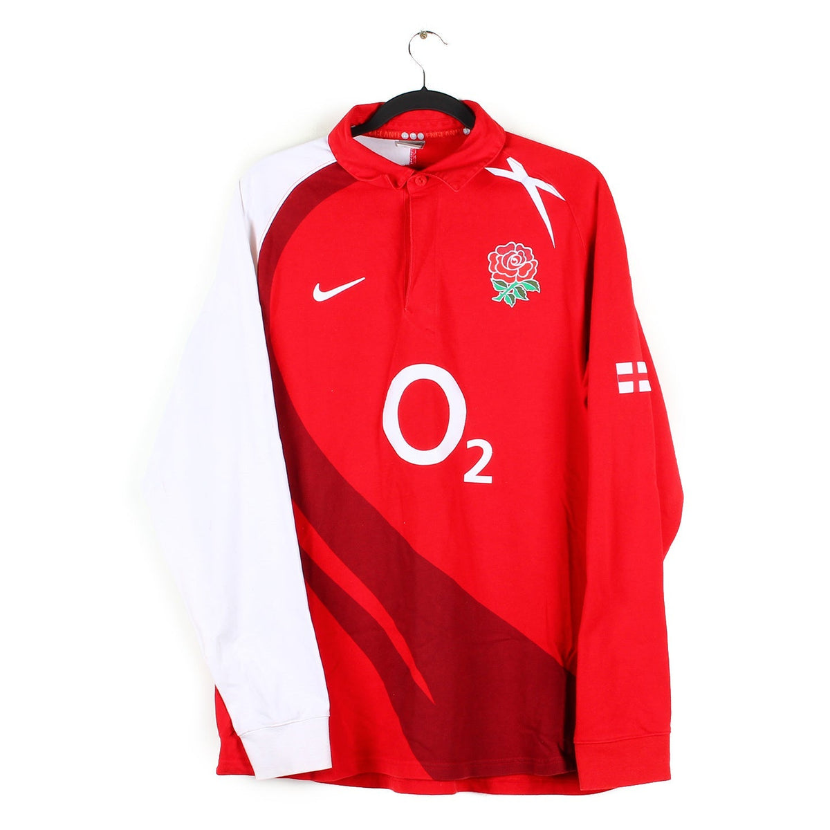 MAILLOT RUGBY ANGLETERRE NIKE O2 shirt 2008 2009 jersey collection M vintage EUR 38,90 - FR MAILLOT RUGBY ANGLETERRE NIKE O2 shirt 2008 2009 jersey collection M vintage EUR 38,90 - FR