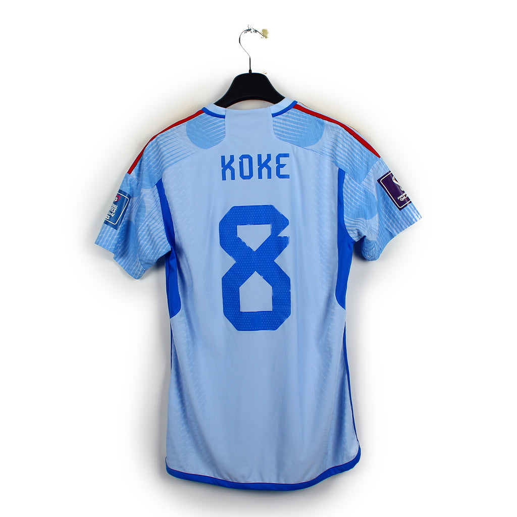 2022 - Espagne - Koke #8 (M) [MATCH ISSUE] *signé*