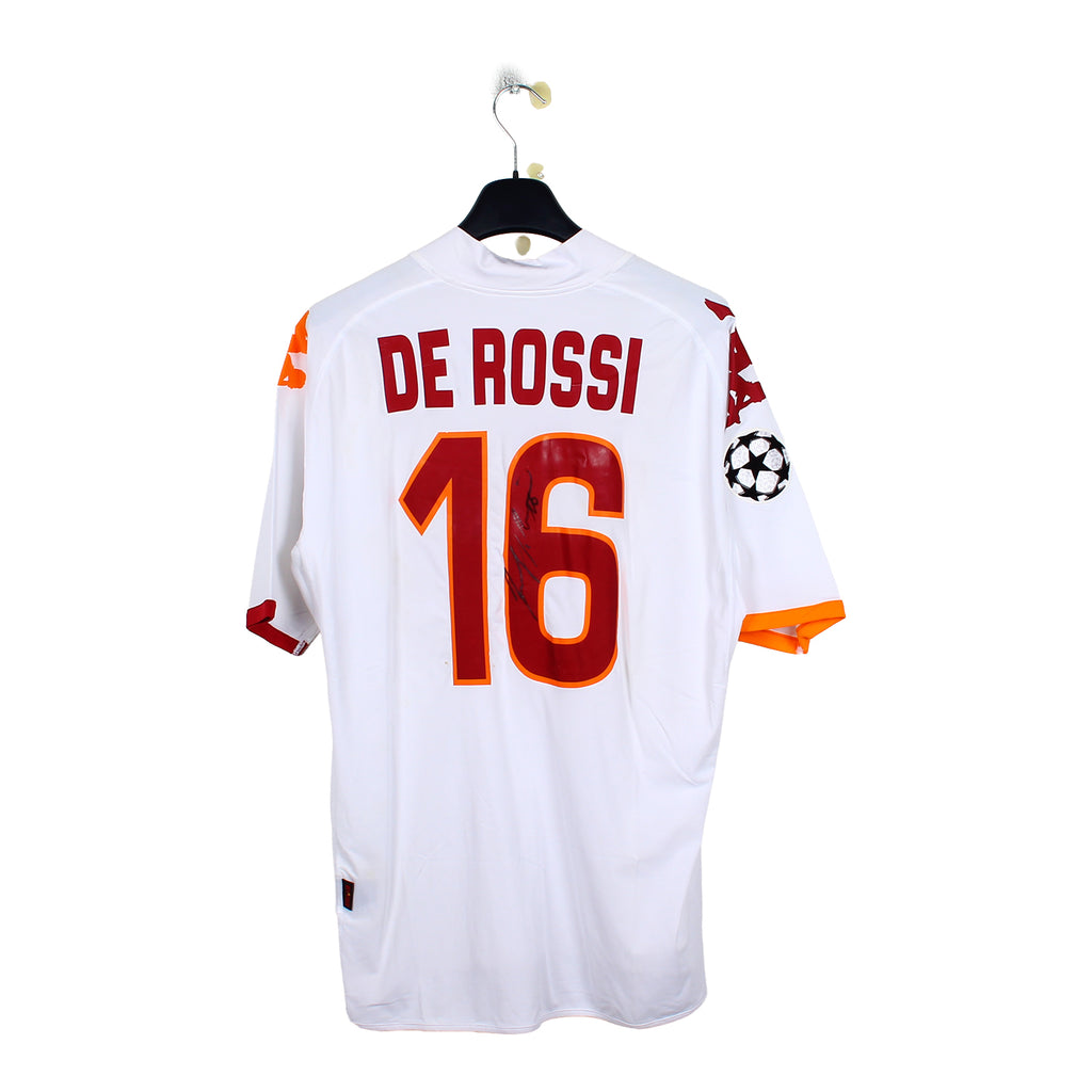 2008/09 - AS Roma - De Rossi #16 (XL) [WORN] *signé*