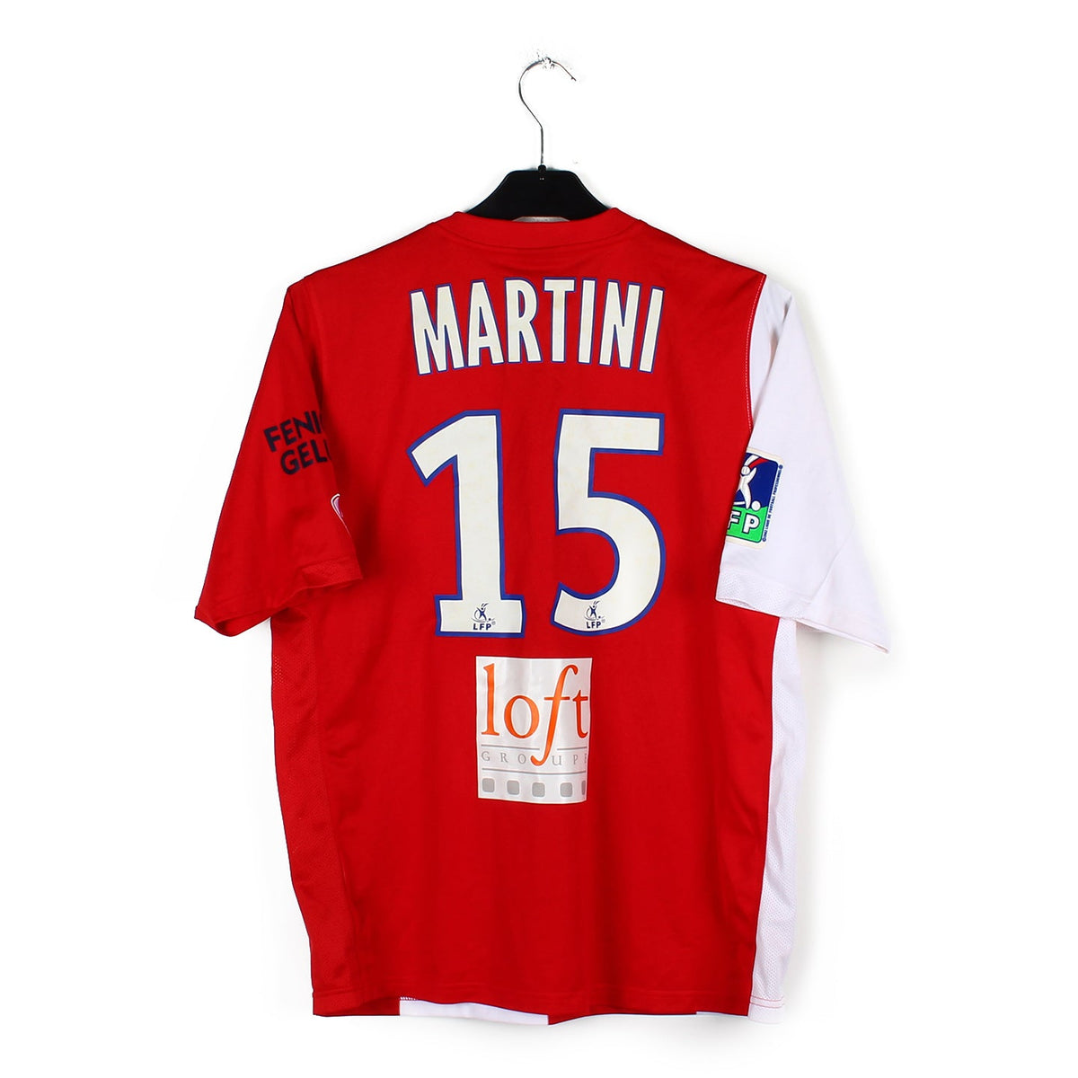2007/08 - La Berrichonne Chateauroux - Martini #15 (L) [MATCH ISSUE]