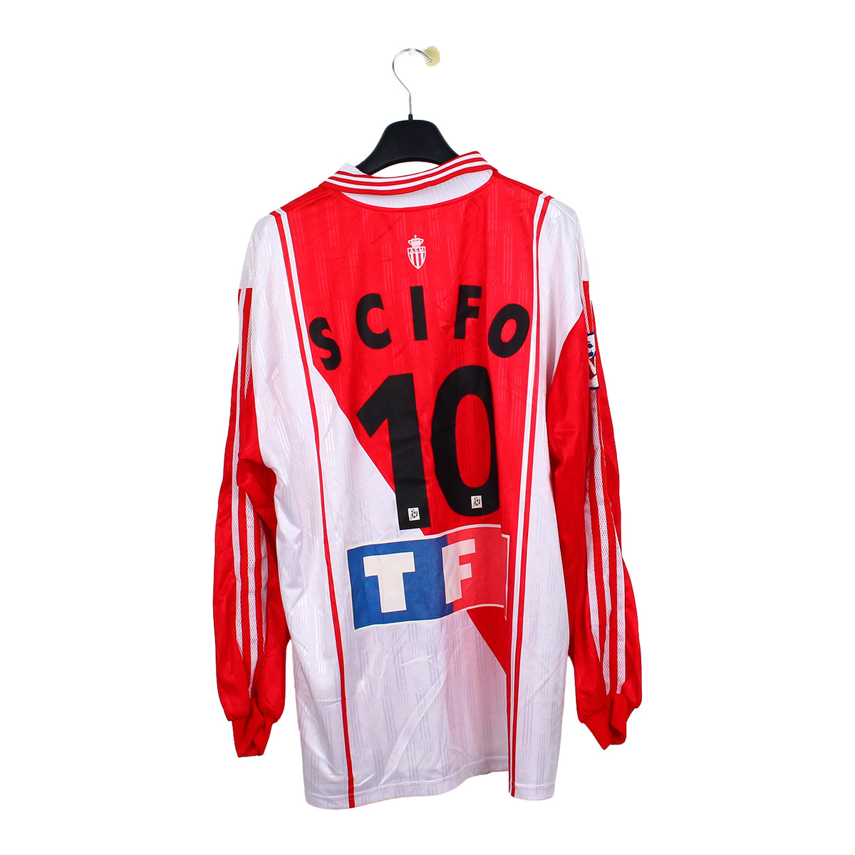 1996/98 - AS Monaco - Scifo #10 (XL) [WORN]