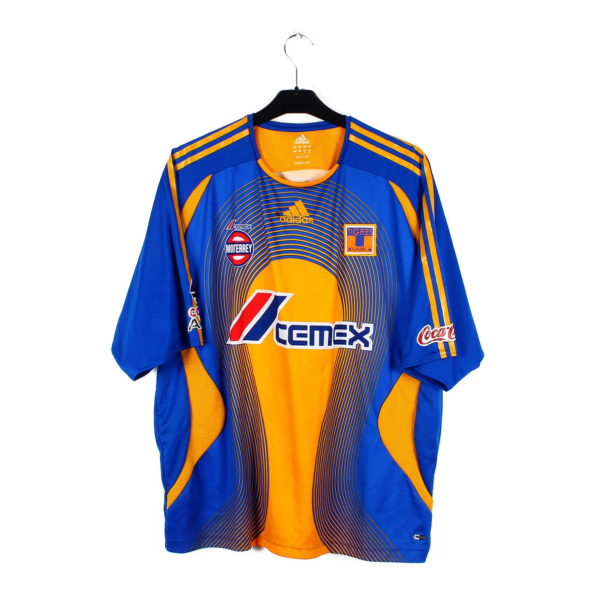 Maillot Vintage Tigres UANL Matchwirt Taille L Années 90 Par Tigresport (Jaune)