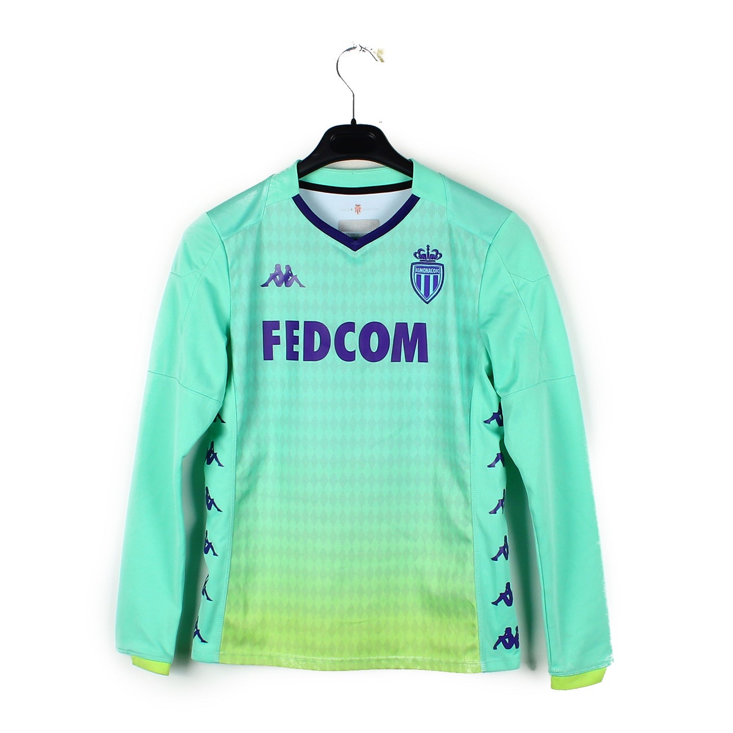 Maillot Kappa As Monaco 1999 Porté gardien goal Aubry #16 Maillot Kappa As Monaco 1999 Porté gardien goal Aubry #16