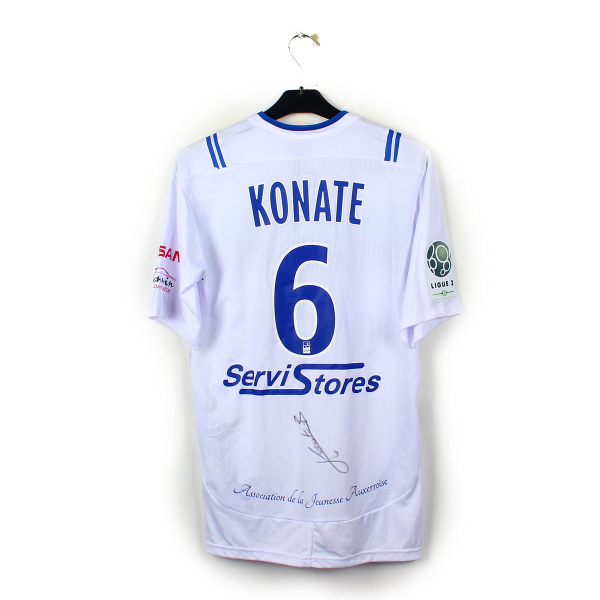 2015/16 - Auxerre - Konaté #6 (L) [MATCH ISSUE] *signé*