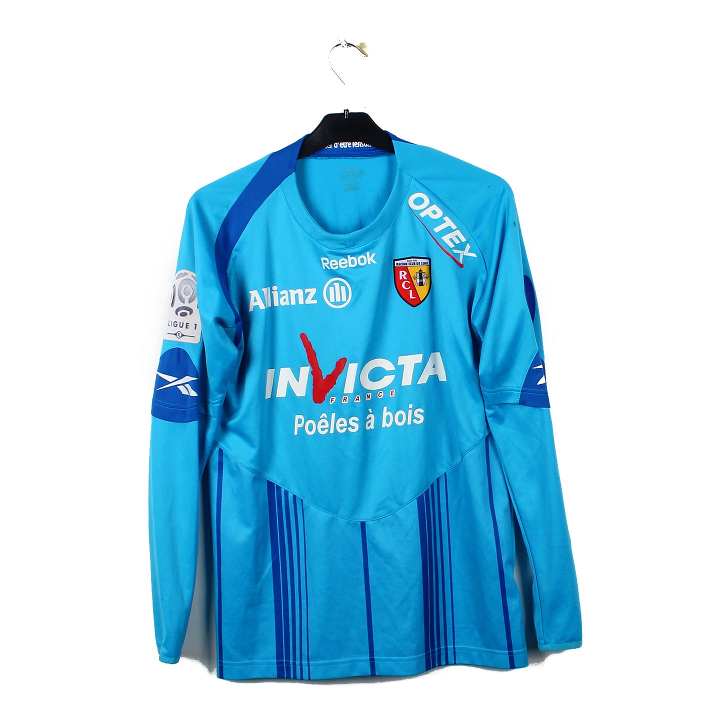 Maillot Racing Club de Lens 2009 2010 Reebok #69 Invicta vintage jersey - XL Maillot Racing Club de Lens 2009 2010 Reebok #69 Invicta vintage jersey - XL