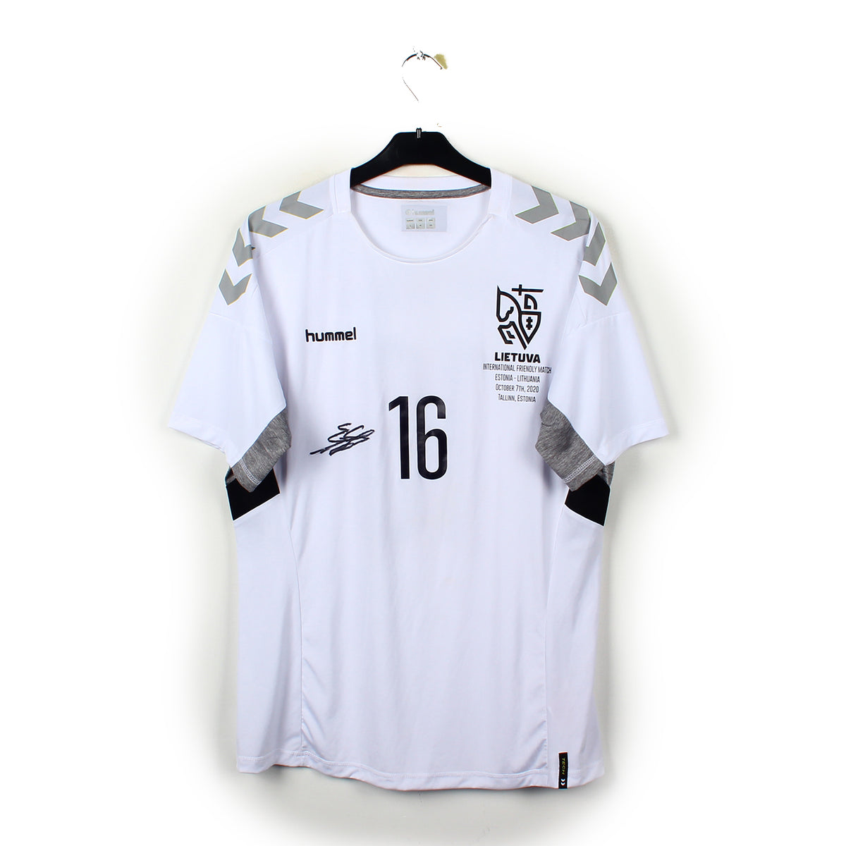 2020- Lituanie - Gertmonas #16 (L) [MATCH ISSUE] *signé*