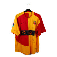 2003/04  - RC Lens - Lachor #15 (XL) *signé*