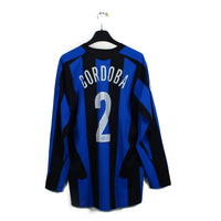 2005/06 - Inter Milan - Cordoba #2 (L) [MATCH ISSUE]