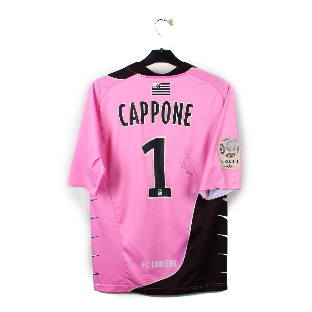 2010/11 - Lorient FC - Cappone #1 (L) [MATCH ISSUE] *signé*