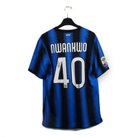 2010/11 - Inter Milan - Nwankwo #40 (L) *signé*