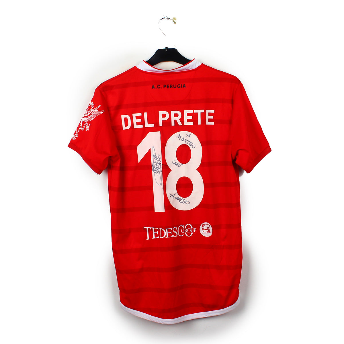 2015/16 - AC Perugia - Del Prete #18 (L) [MATCH ISSUE] *signé*